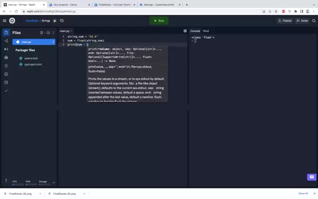 Calvin Huang - Python Strings Part 1