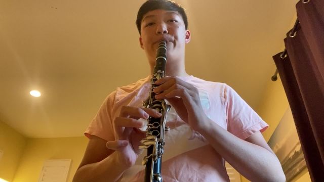 Clarinet - Concert E♭ Major scale