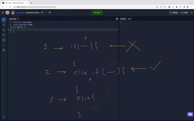 C++ Else If statements - Calvin Huang